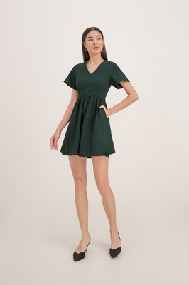 Mori Textured Pocket Sleeve Dress