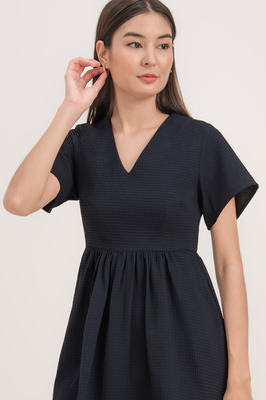 Mori Textured Pocket Sleeve Dress