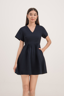 Mori Textured Pocket Sleeve Dress