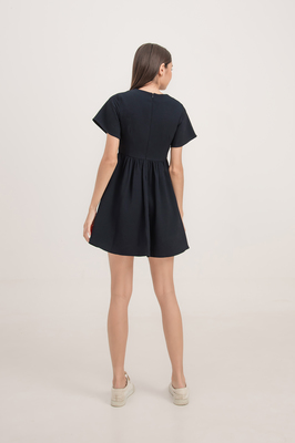 Mori Textured Pocket Sleeve Dress