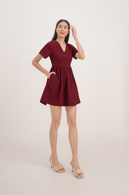 Mori Textured Pocket Sleeve Dress