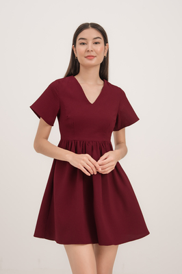 Mori Textured Pocket Sleeve Dress