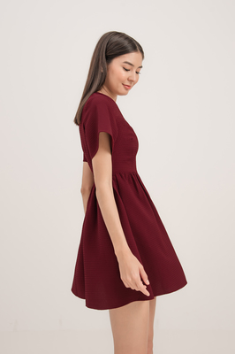 Mori Textured Pocket Sleeve Dress