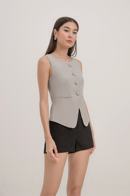 Lucienne Button Front Waistcoat