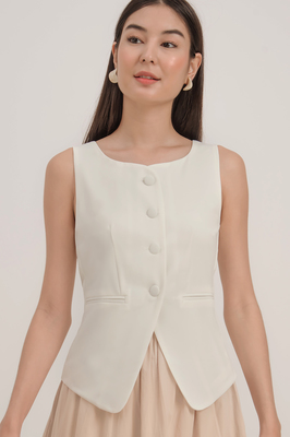 Lucienne Button Front Waistcoat