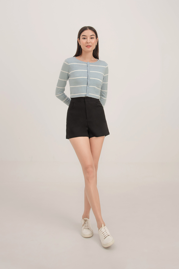 Harbour Stripe Button Knit Cardigan