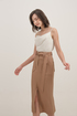 Carlos Belted Utility Midi Skirt