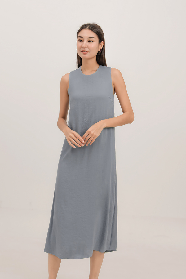 Brook Twist Back Midi Dress