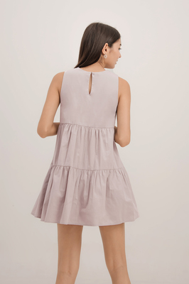 Mel Tiered Pocket Babydoll Dress