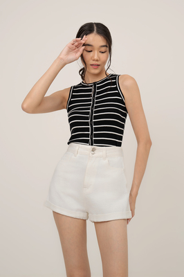 Form Stripe Knit Top