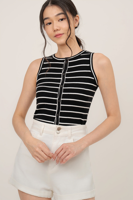 Form Stripe Knit Top