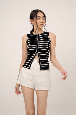 Form Stripe Knit Top