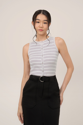 Form Stripe Knit Top