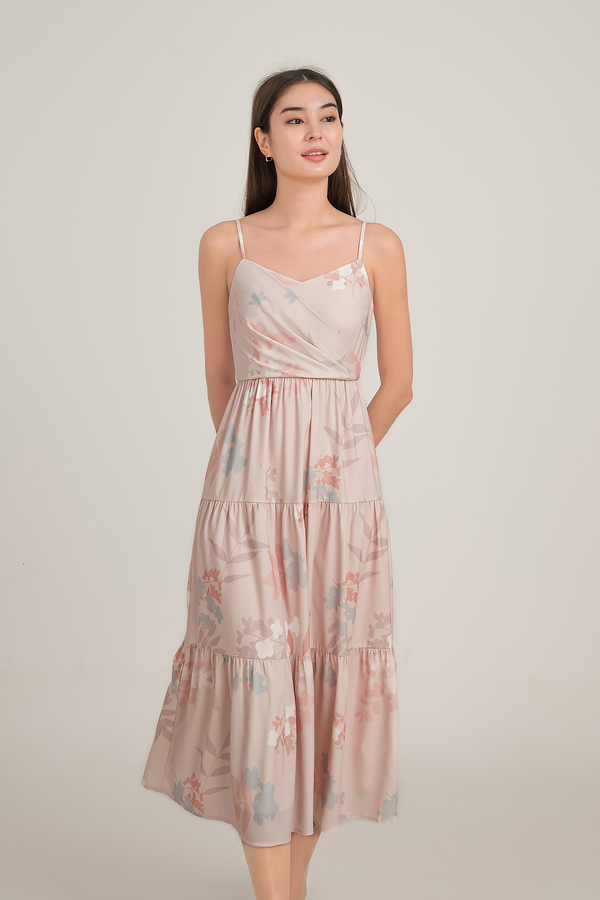 Lylia Sweetheart Printed Maxi Dress