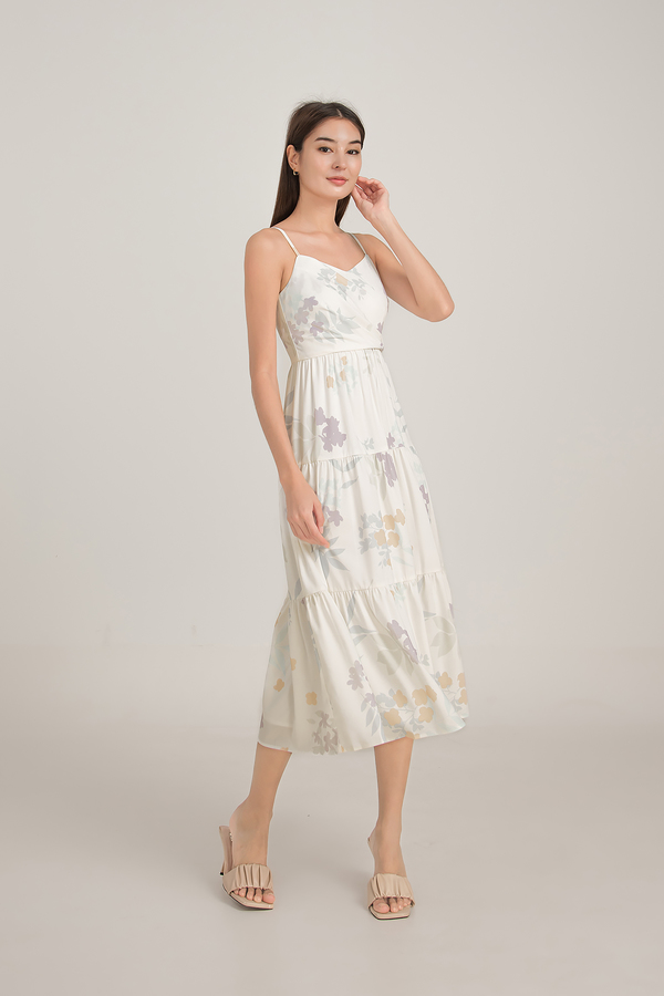 Lylia Sweetheart Printed Maxi Dress