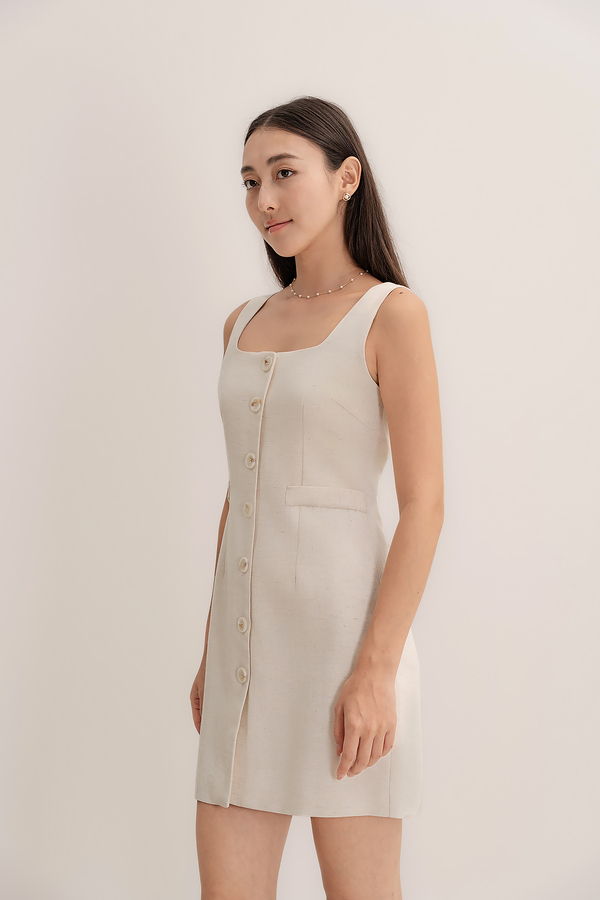 Astrid Linen Vest Dress