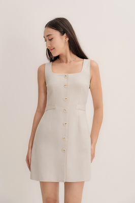 Astrid Linen Vest Dress