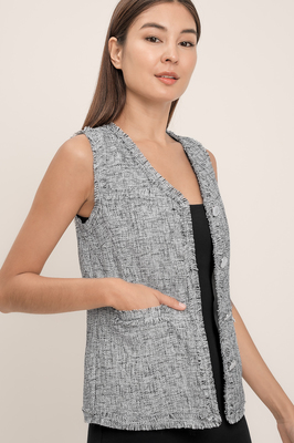 Devora Tweed Vest