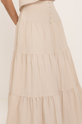 Zoie Tiered Maxi Skirt