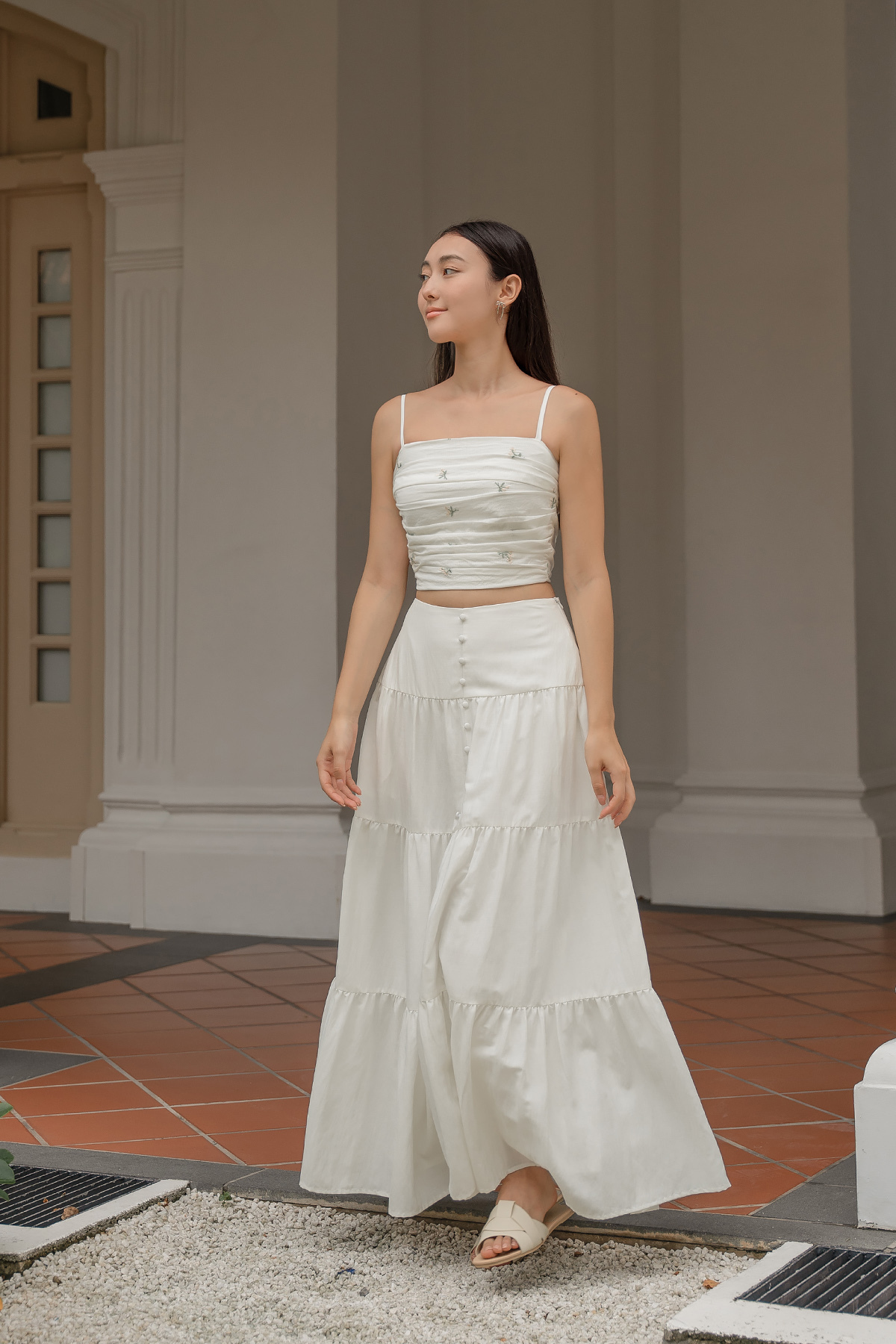 Fayth • Zoie Tiered Maxi Skirt
