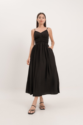 Aurora Padded Maxi Dress