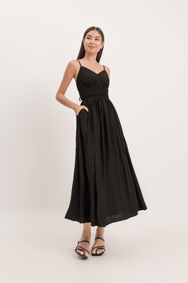 Aurora Padded Maxi Dress