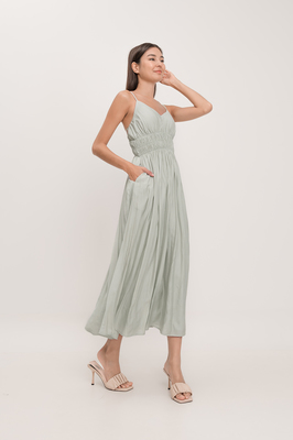 Aurora Padded Maxi Dress