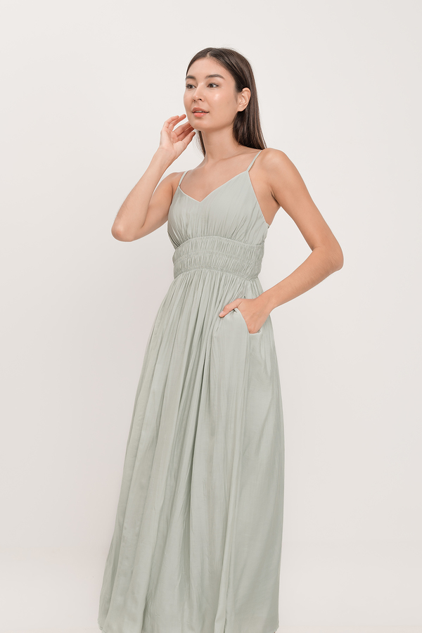 Aurora Padded Maxi Dress