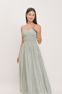 Aurora Padded Maxi Dress