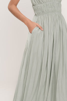 Aurora Padded Maxi Dress