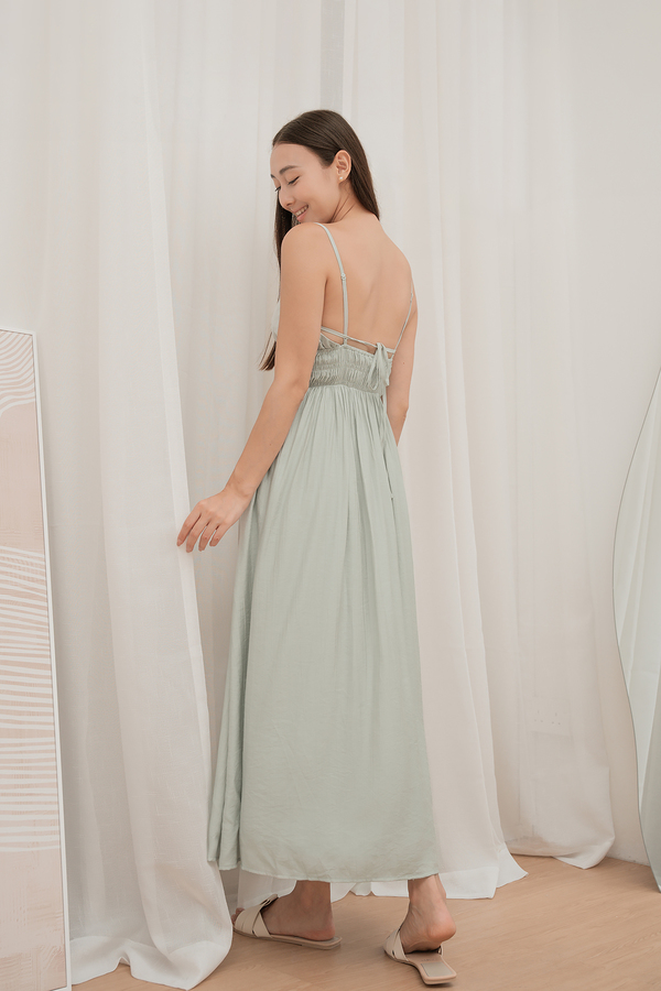 Aurora Padded Maxi Dress