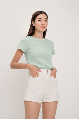 Wildflower Embroidered Tee