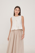 Tayler Reversible Pleated Top