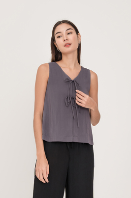 Sheryl Reversible Tie Top