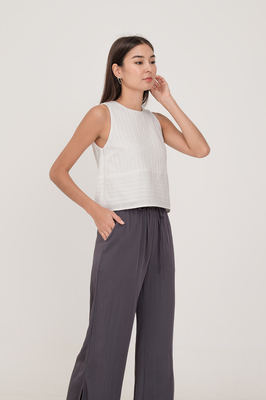 Calla Broderie Shift Top