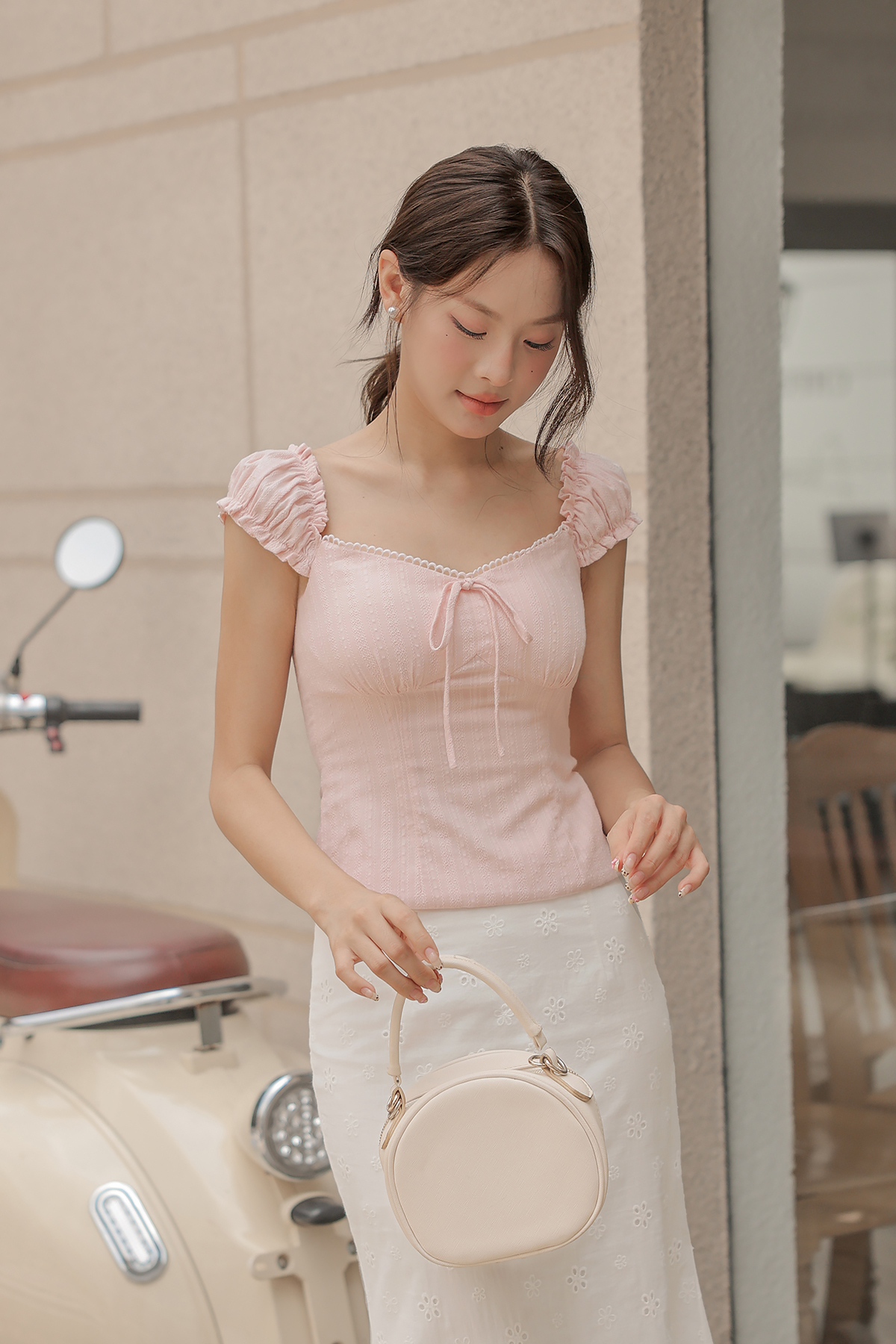 Fayth • Everly Broderie Ribbon Top