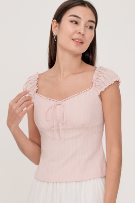 Everly Broderie Ribbon Top