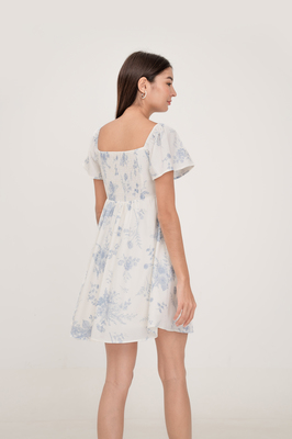 Wallpaper Sweetheart Flutter Sleeve Dress