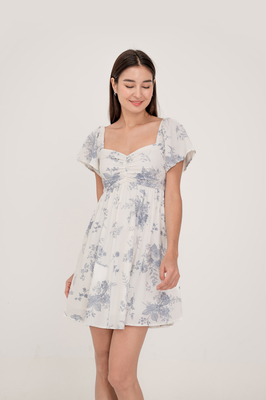 Wallpaper Sweetheart Flutter Sleeve Dress