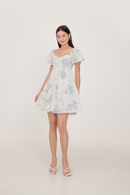 Wallpaper Sweetheart Flutter Sleeve Dress