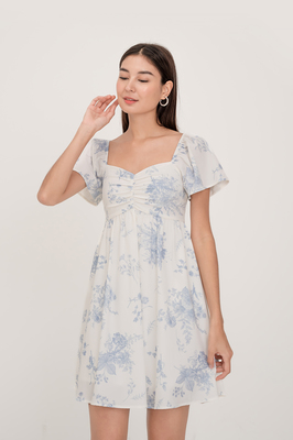 Wallpaper Sweetheart Flutter Sleeve Dress