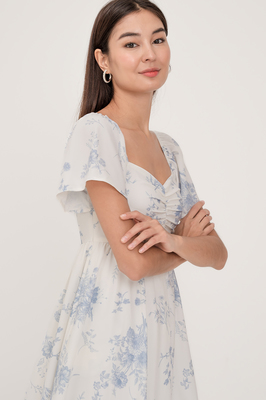 Wallpaper Sweetheart Flutter Sleeve Dress