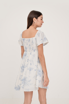 Wallpaper Sweetheart Flutter Sleeve Dress