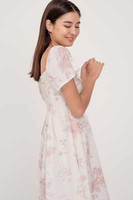 Wallpaper Sweetheart Flutter Sleeve Dress