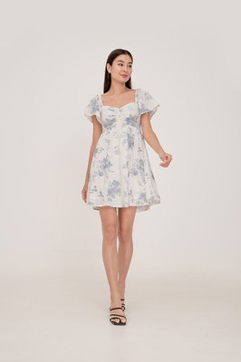 Wallpaper Sweetheart Flutter Sleeve Dress