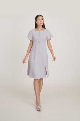 Pearle Sweetheart Midi Dress