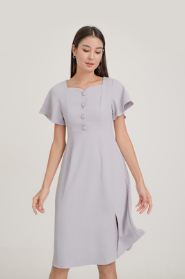 Pearle Sweetheart Midi Dress