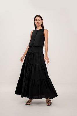 Zoie Tiered Maxi Skirt