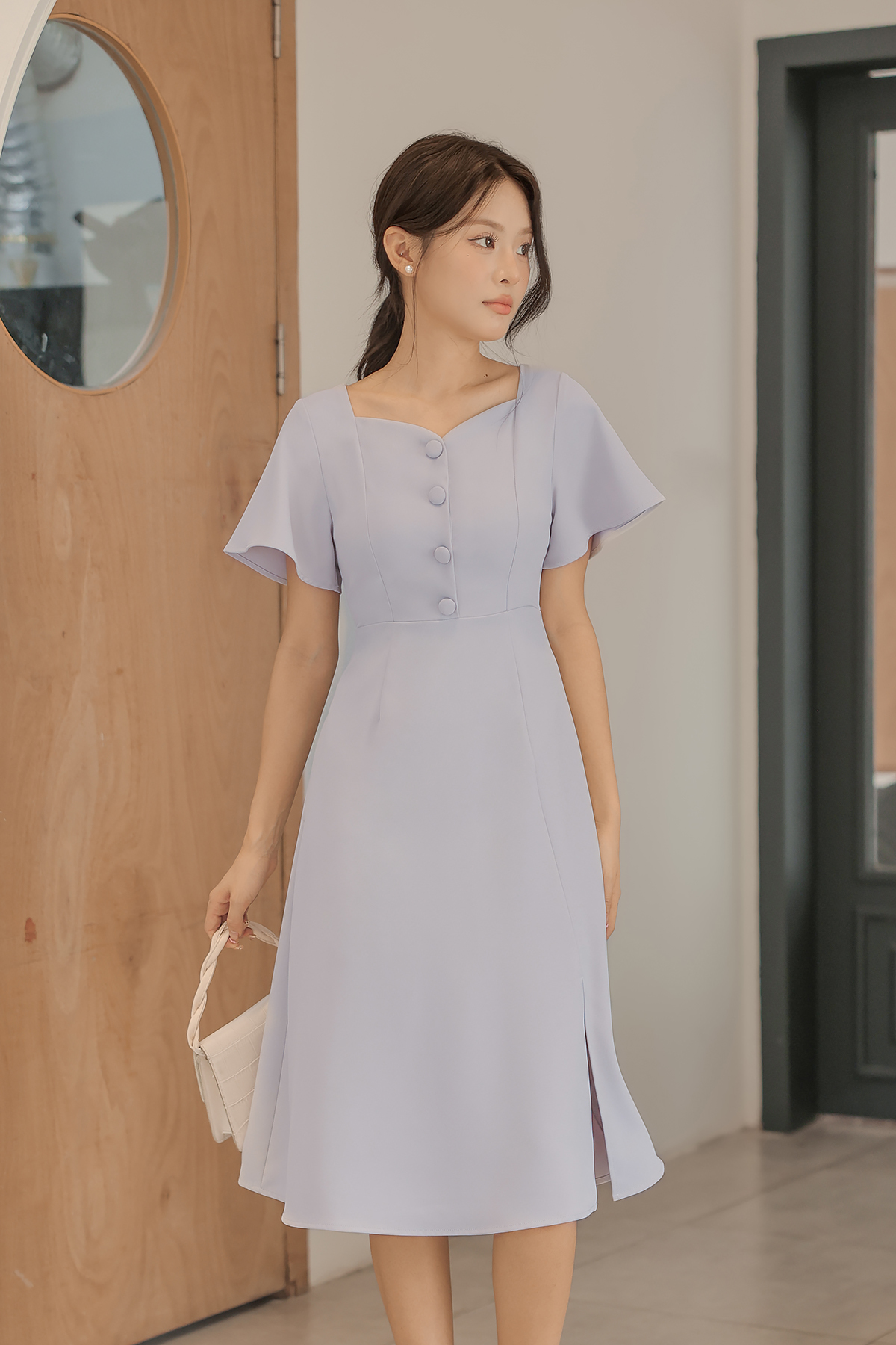HLT Marylebone Pearl あわさ Midi Dress