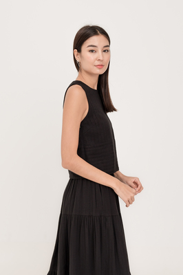 Calla Broderie Shift Top